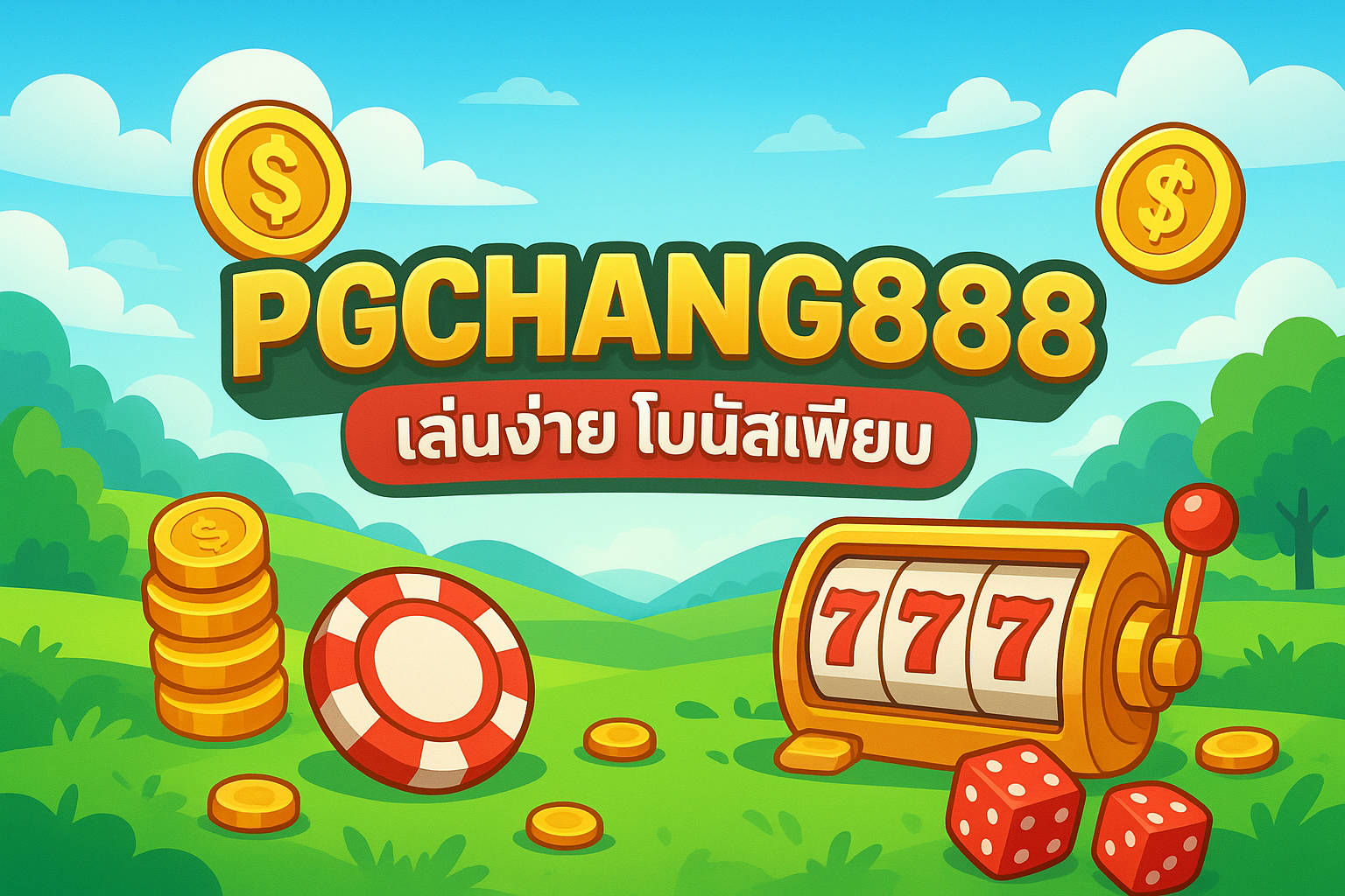 คาสิโนออนไลน์ PGCHANG888 เล่นง่าย โบนัสเพียบ